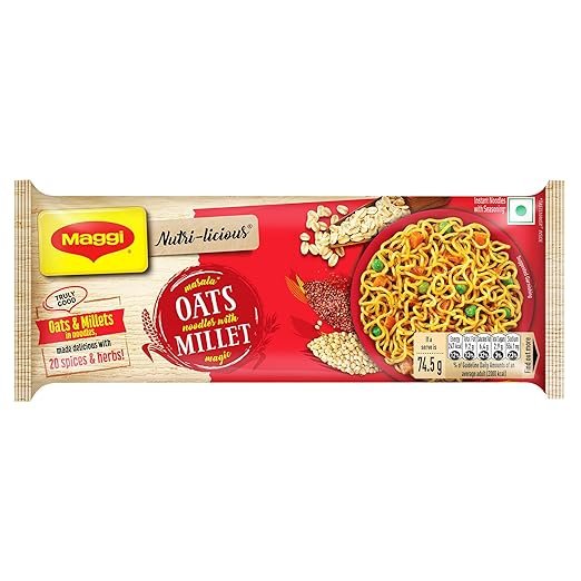 MAGGI MASALA OATS NOODLES WITH MILLET MAGIC